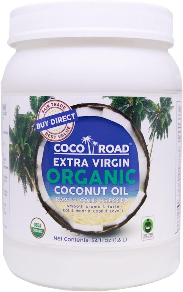 Coco Road Organic  Fair Trade Virgin Coconut Oil (54 Fl Oz)